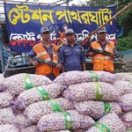 বিষখালী নদ থেকে দুই হাজার বস্তা রসুন আটক